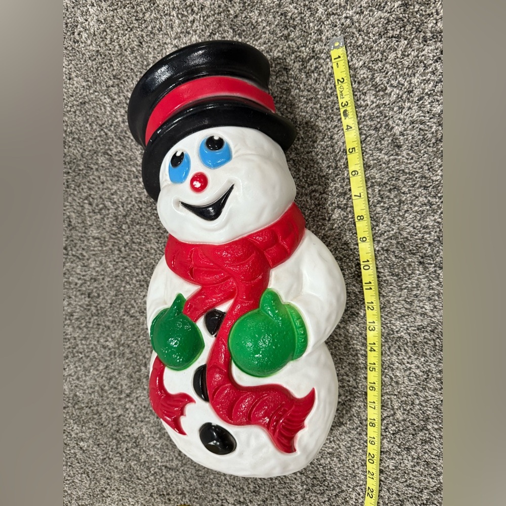 Vintage snowman blow mold - Picture 8 of 8